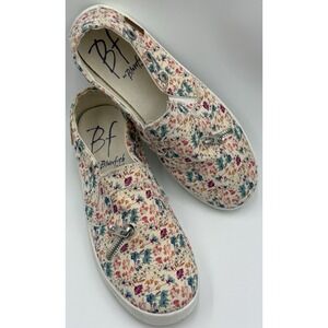 Blowfish Malibu Fariachi Floral‎ Canvas Slip-On No Laces Woman's Size 10